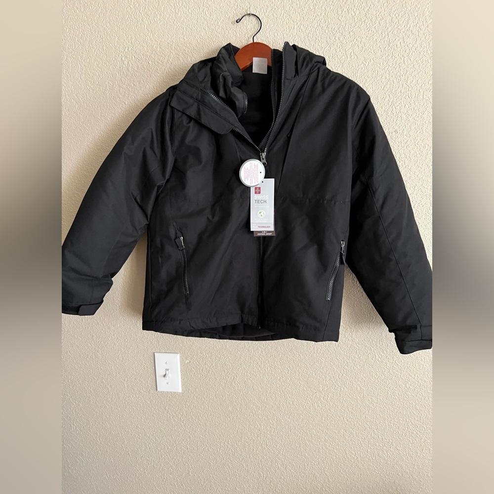 Swiss Tech Black Performance Gear Jacket